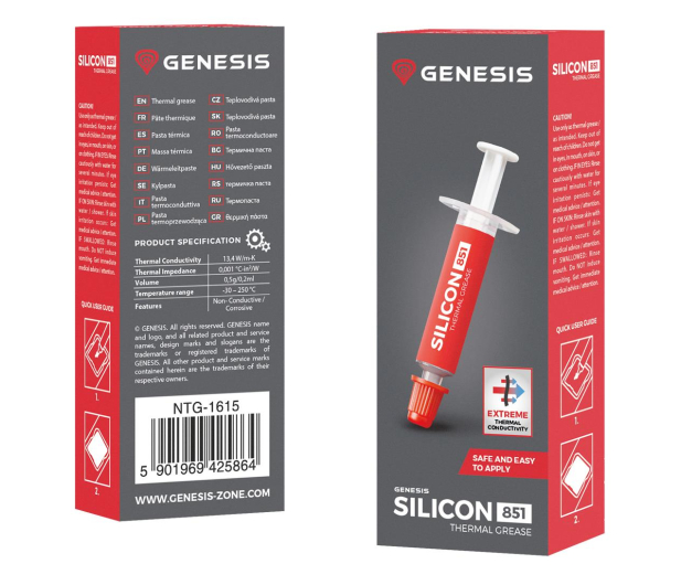 Genesis Silicon 581 0,5g NTG-1615 - 646818 - zdjęcie 5